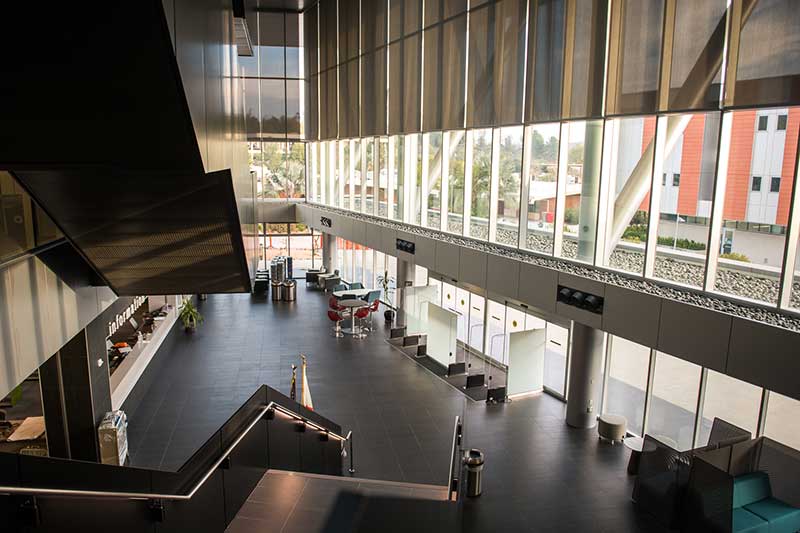 Atrium of the Library.