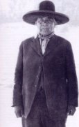 Black and white photo of Wavoka when he was a middle aged man