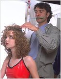 photo of a human being groomed in a beauty parlor