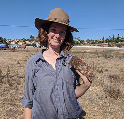 Anthropology student Casey