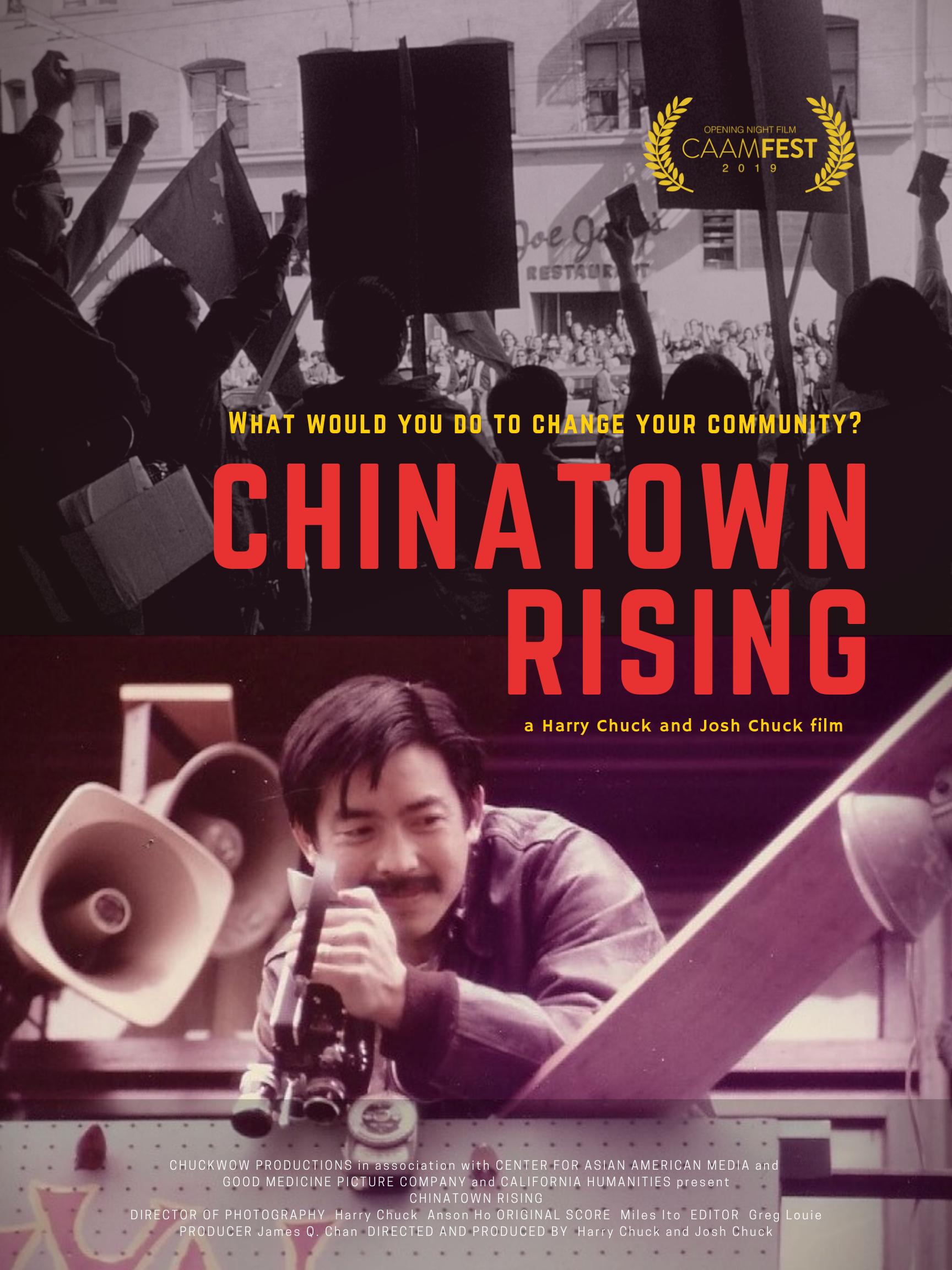 Image of Chinatown Rising with the question, "What would you do to change your community?"