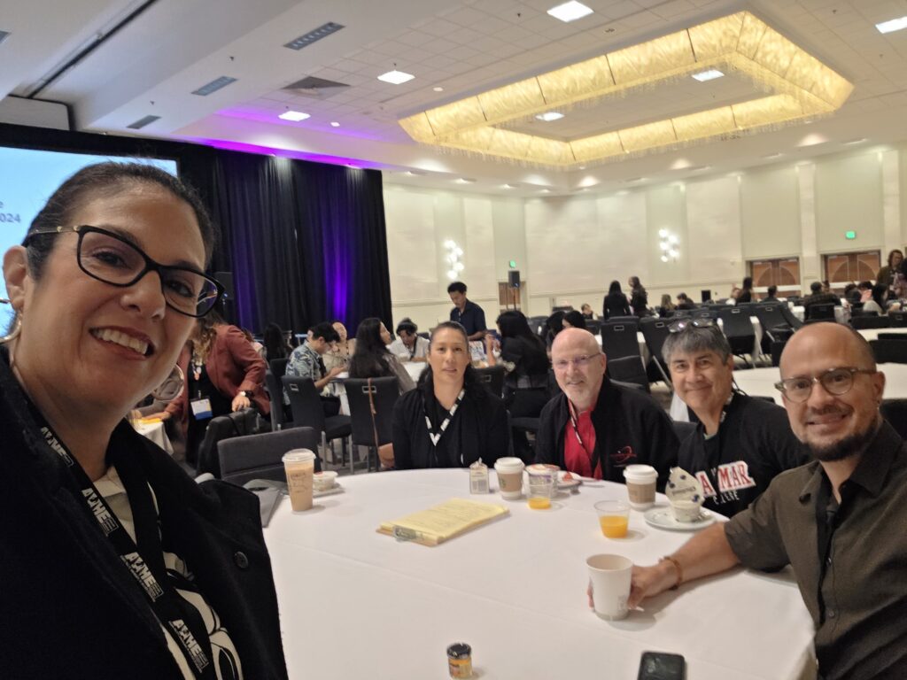 Candid photo of APAHE members