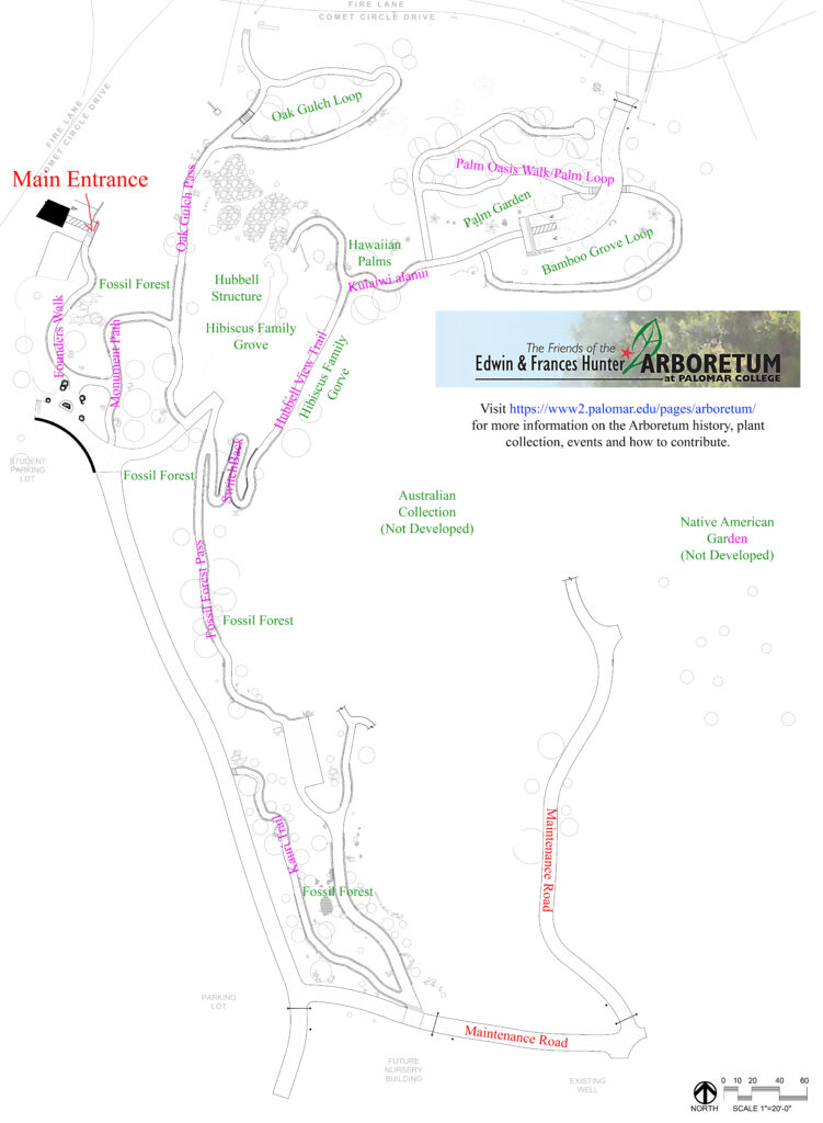 Arboretum Trails Map
