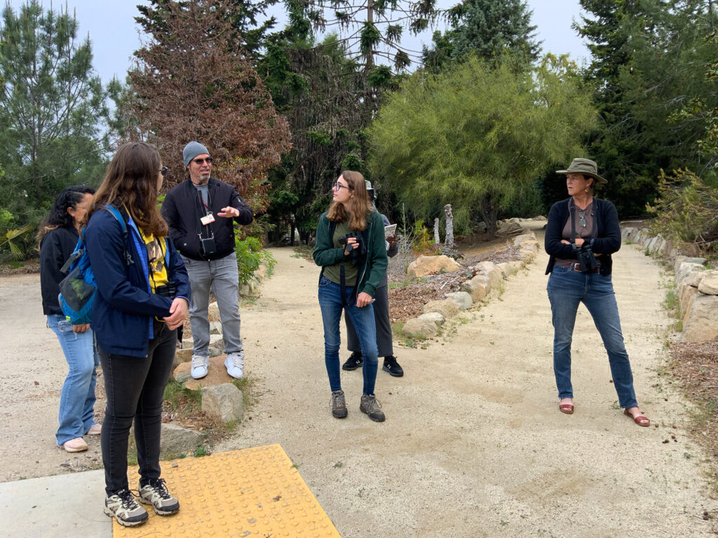 Tony Rangel is always ready to present a wealth of information of the Arboretum plant-life