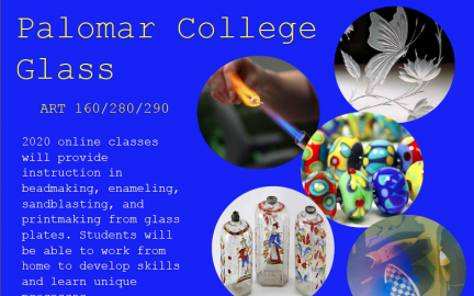 Glassblowing class flyer