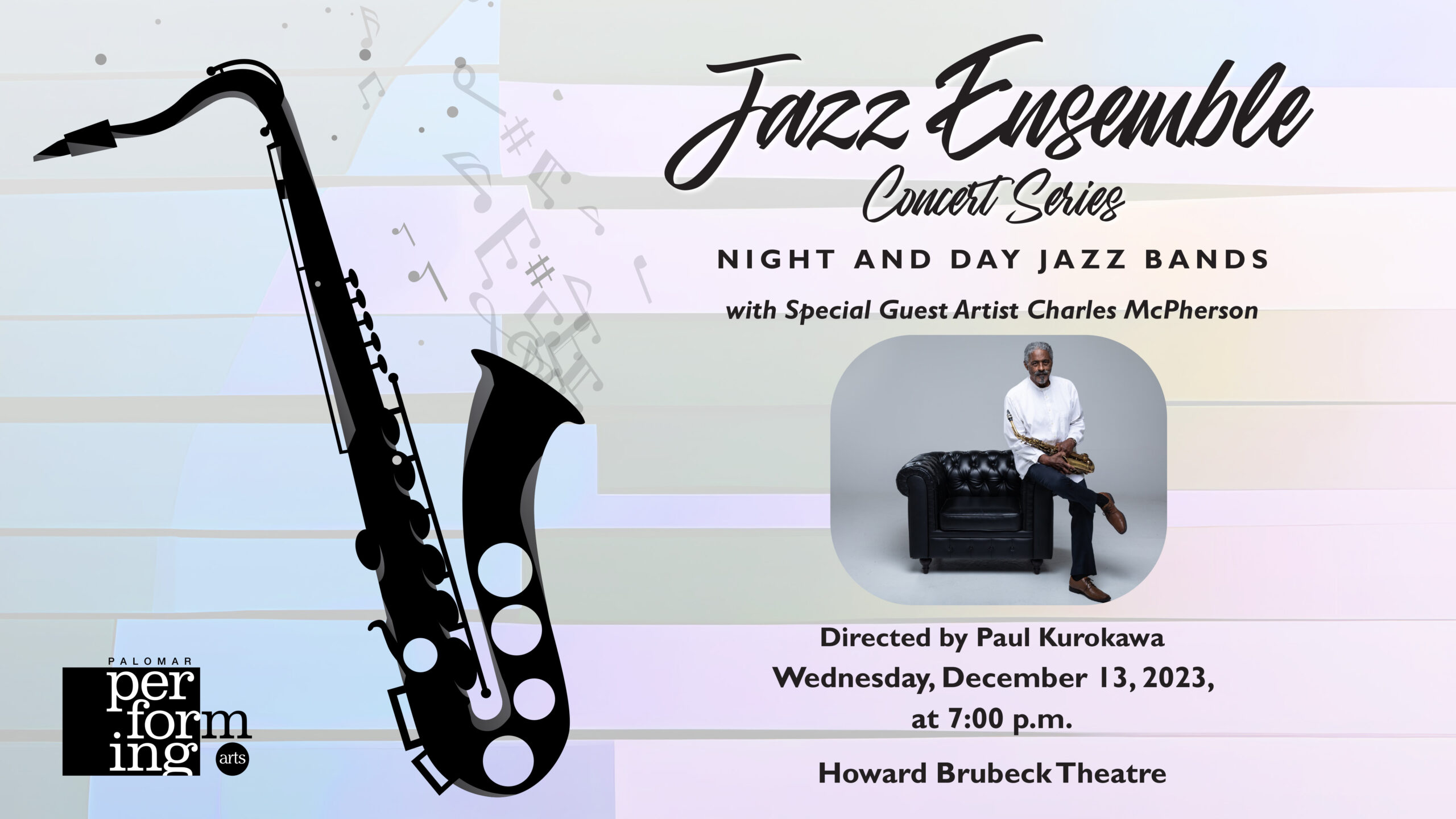 JAZZ ENSEMBLE CONCERT SERIES – Night and Day Jazz Bands – With Special Guest Charles McPherson