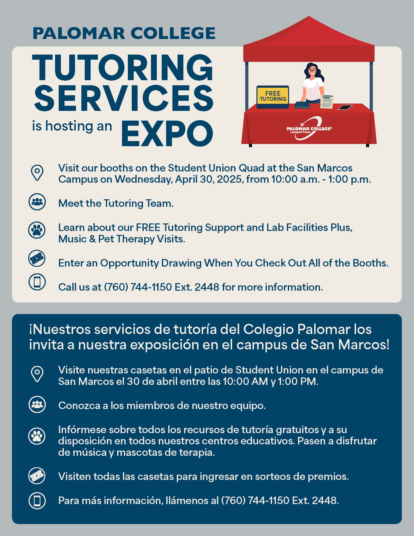 Tutoring Services Expo Spring 2025