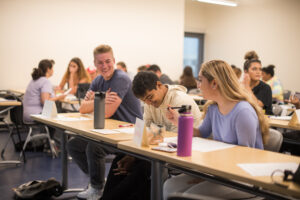 students in a classroom