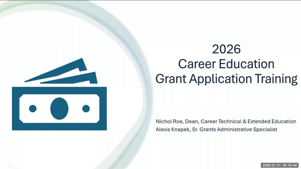 CTE Application Training Video