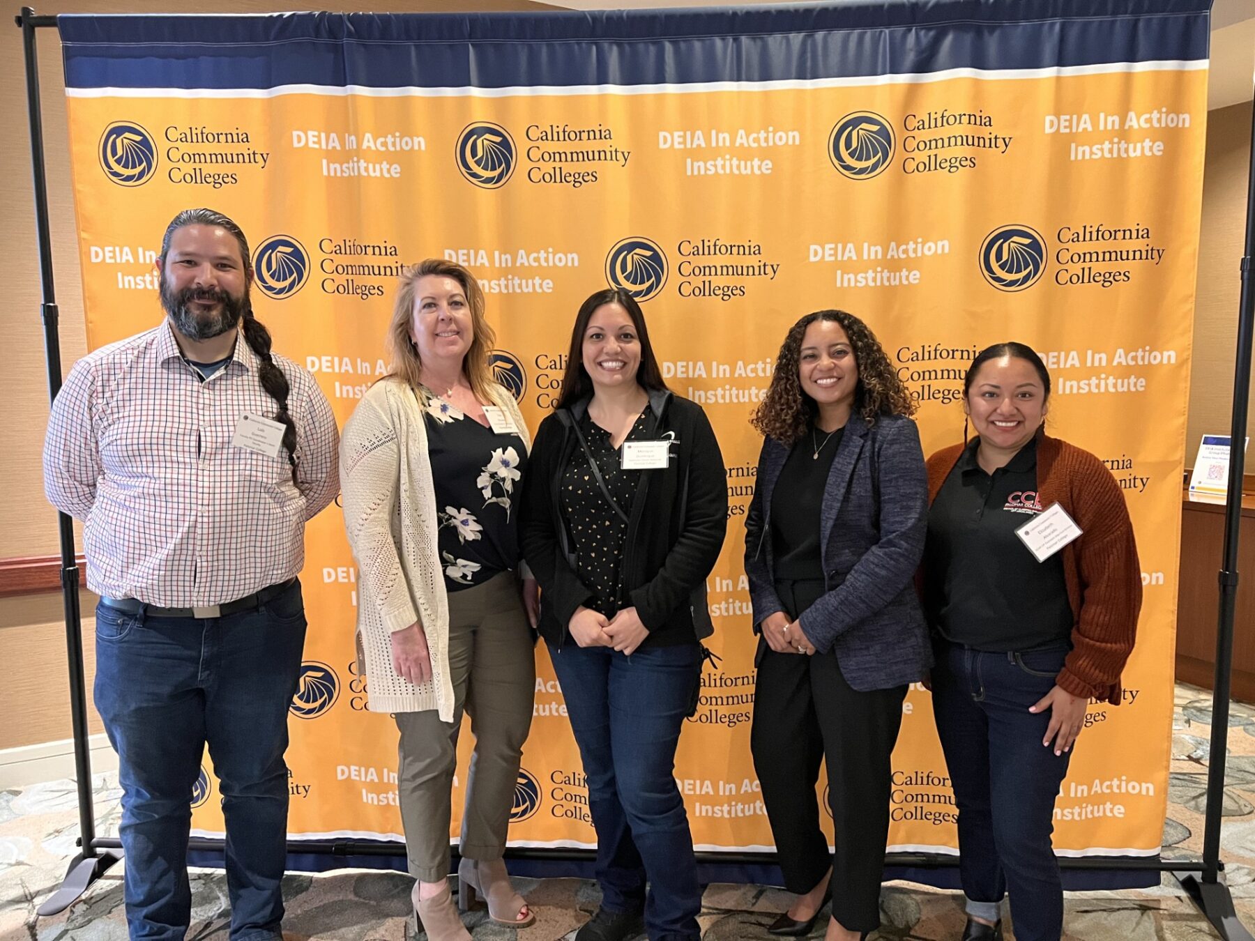 Palomar employees attending DEIA in Action Institute in San Diego
