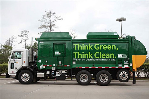 natural gas garbage truck