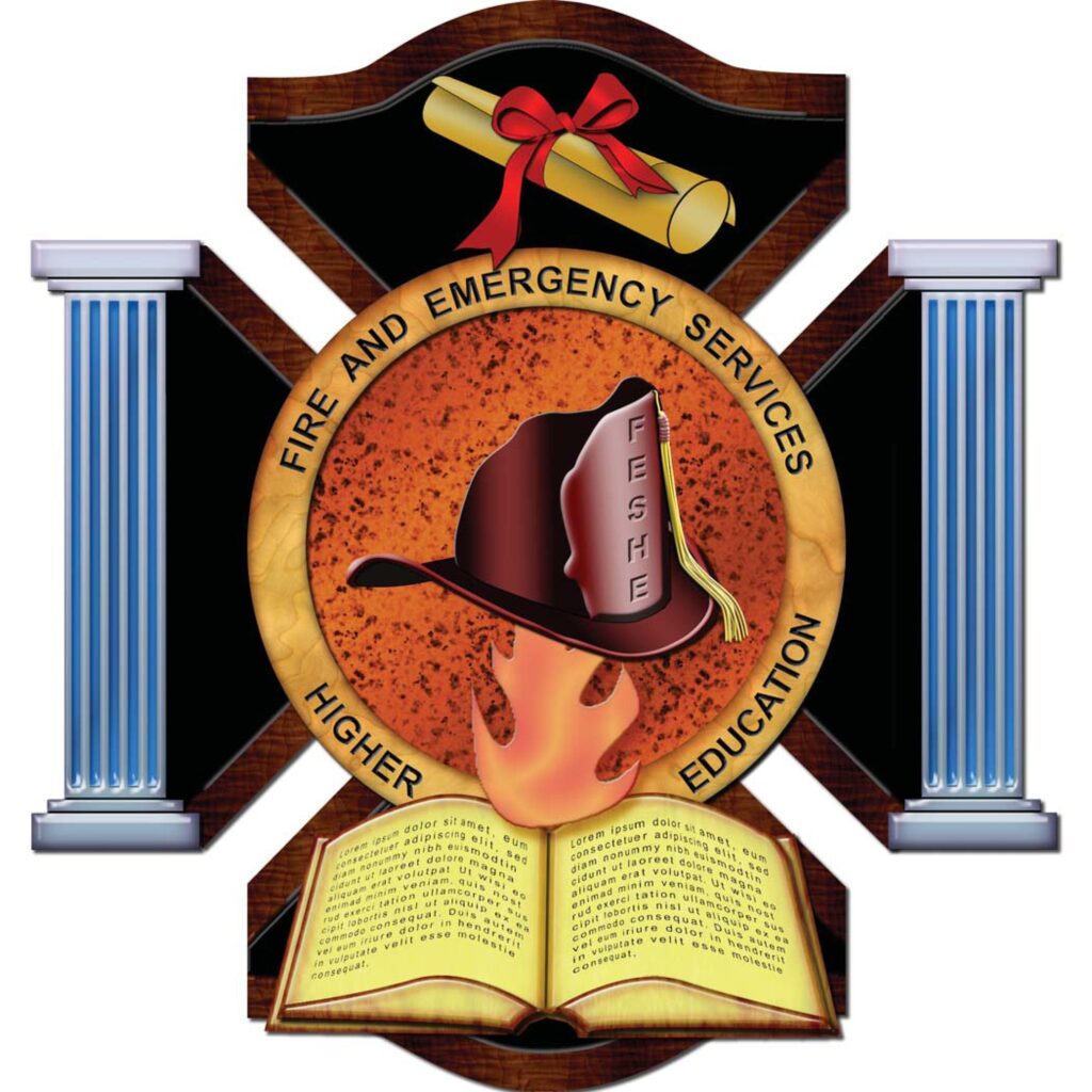 Logo of the Fire and Emergency Services Higher Education (FESHE) program.