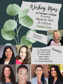 Working Moms at Palomar College PD Flyer