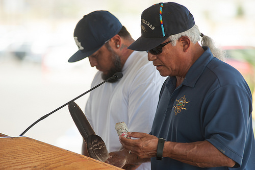 This image depicts the spiritual blessing of the North Education Center