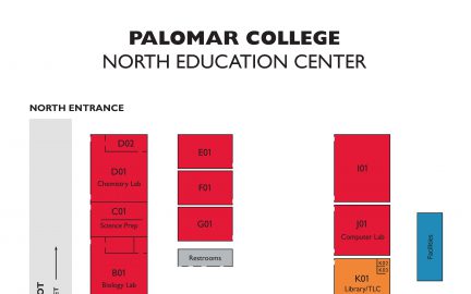 North Education Center Campus Map