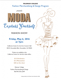 May 6, 2016 MODA EVENT