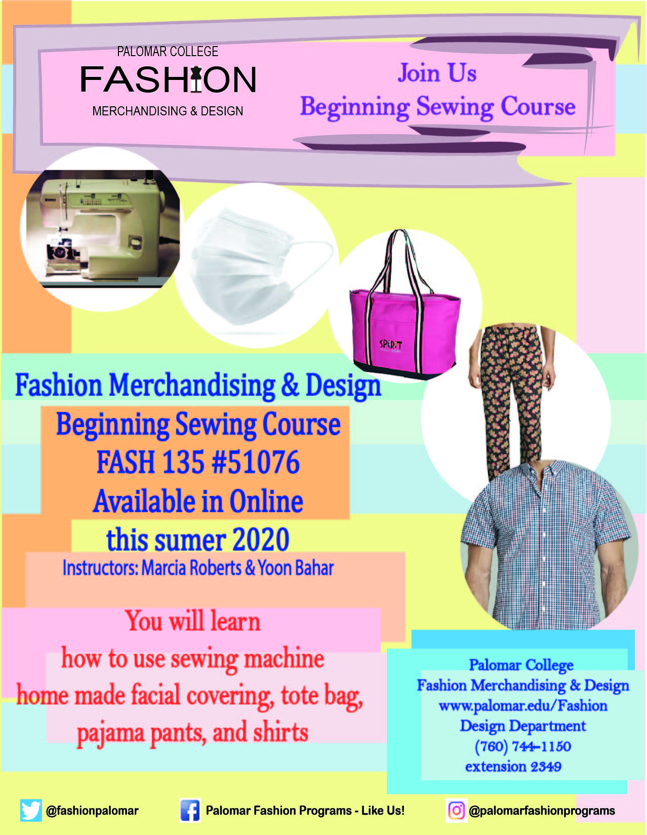 Begining sewing class