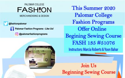 FASH 135 begining sewing class