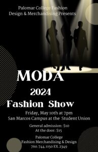MODA 2024 Fashion Show Flyer