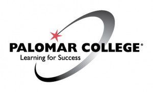Palomar College - 2-Color Logo, Screened, Dark