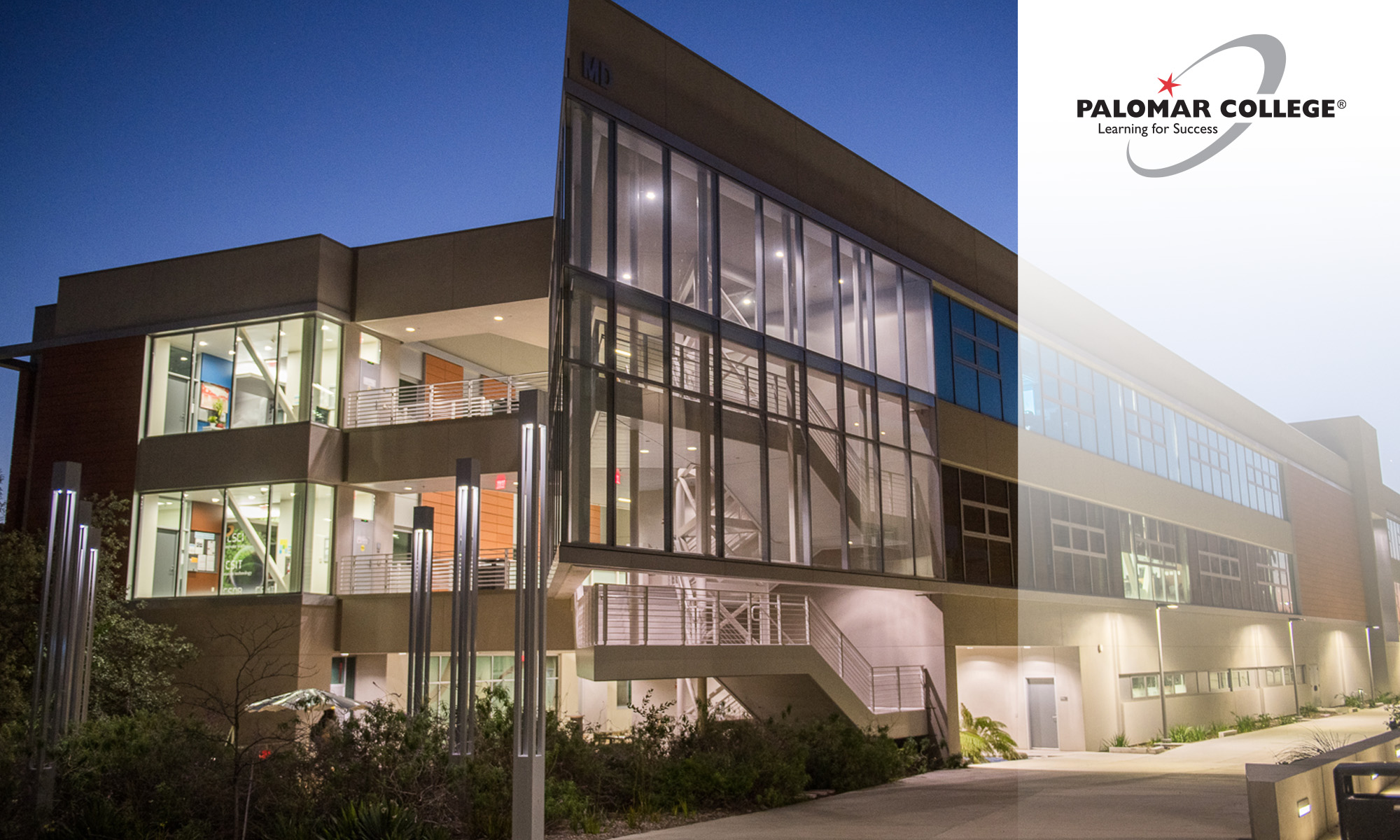 MD Building with Palomar Logo