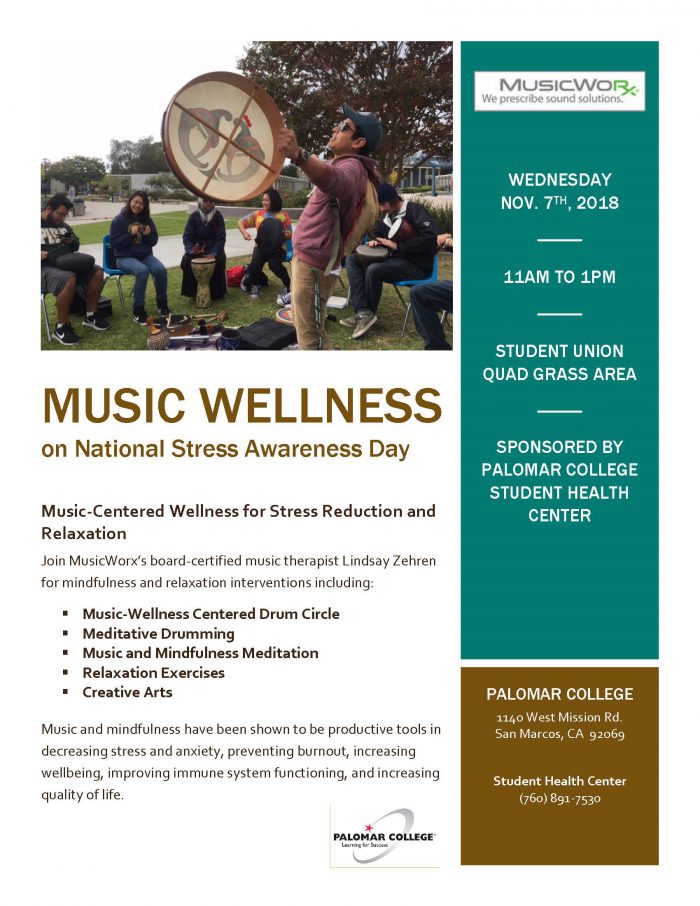 Music Wellness Event Flyer