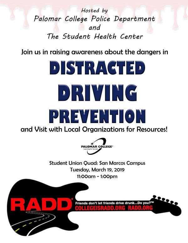 Distracted Driving event flyer