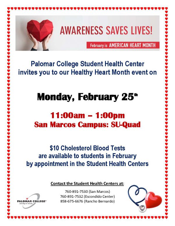healthy heart month flyer