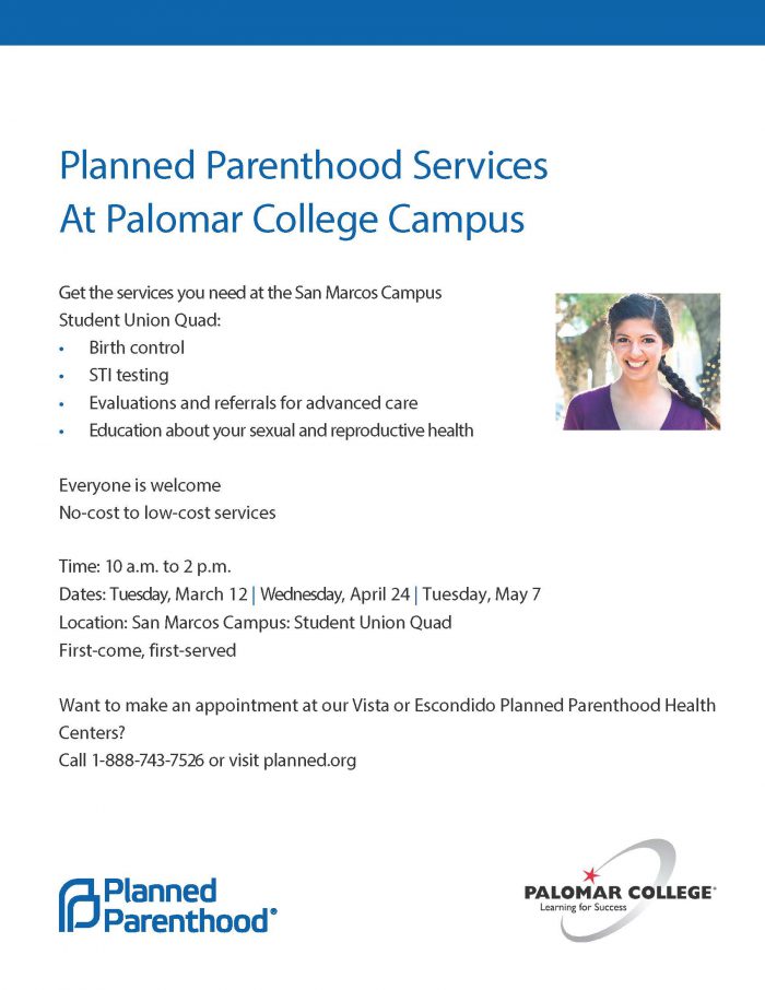 Planned Parenthood flyer