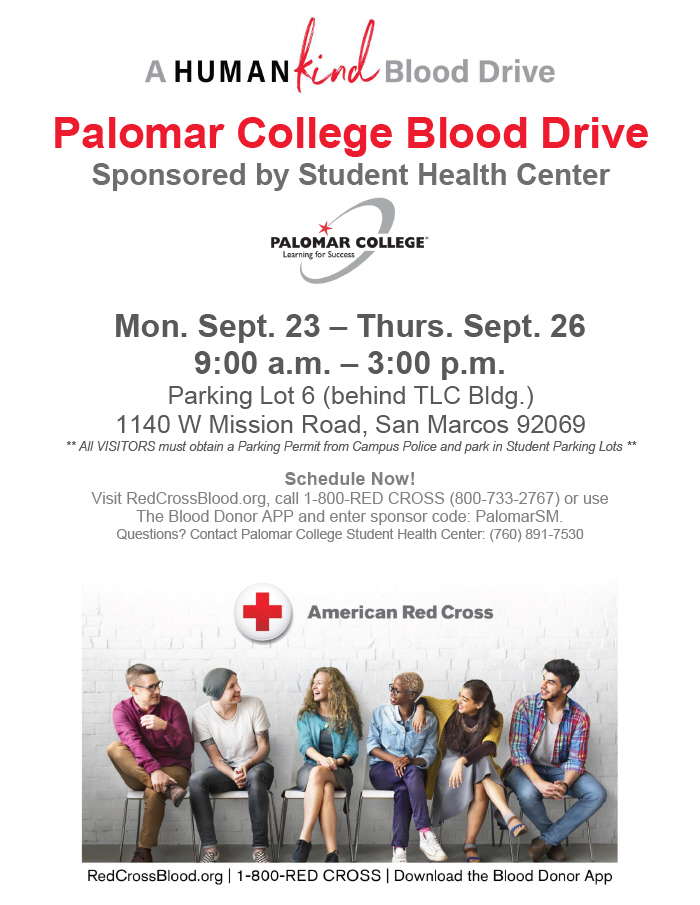 September Blood Drive flyer