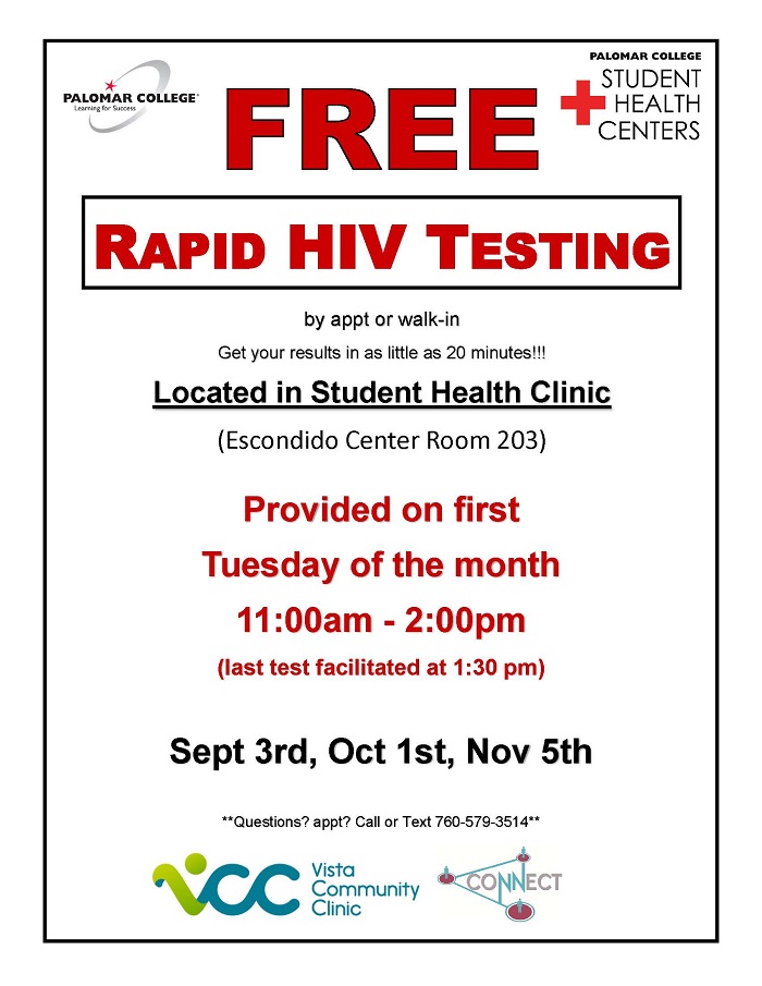 Free HIV Testing flyer