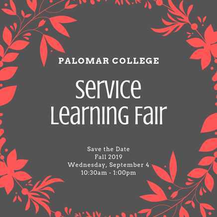 Service Learning Fair - Sept. 4