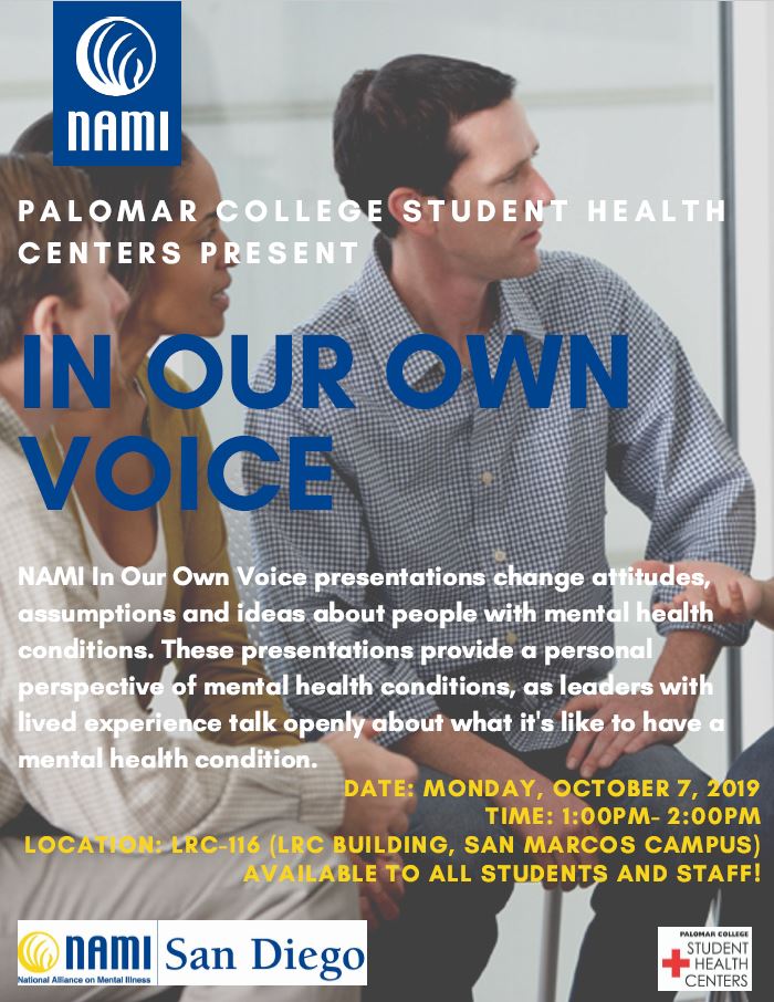 In Our Own Voice flyer