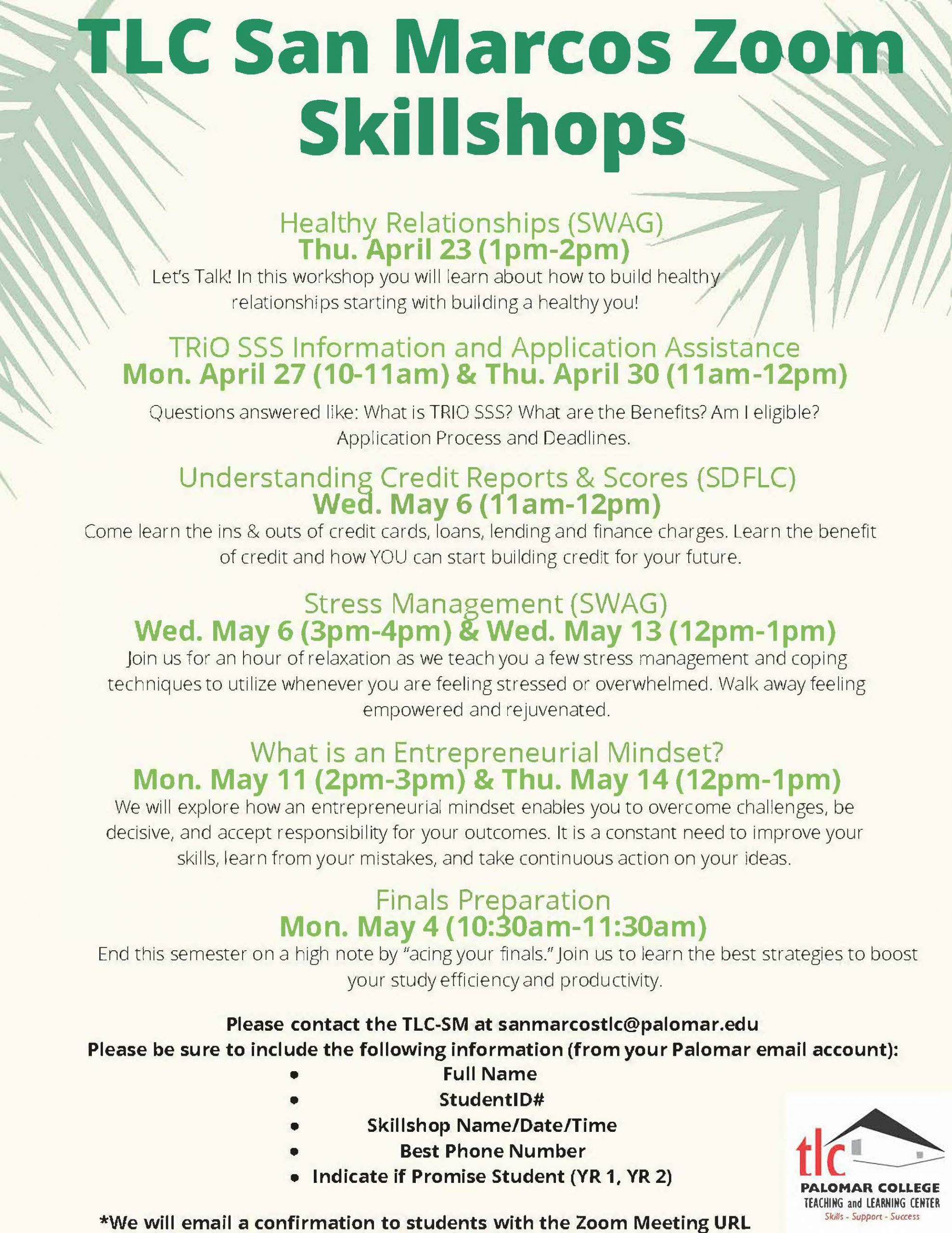 TLC Skillshops