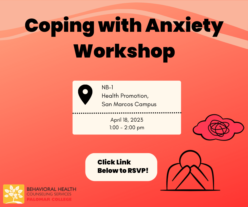 Coping with Anxiety Workshop on April 18