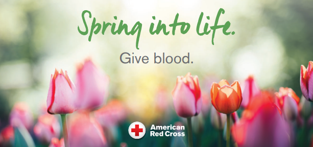 Spring into Life. Give Blood.