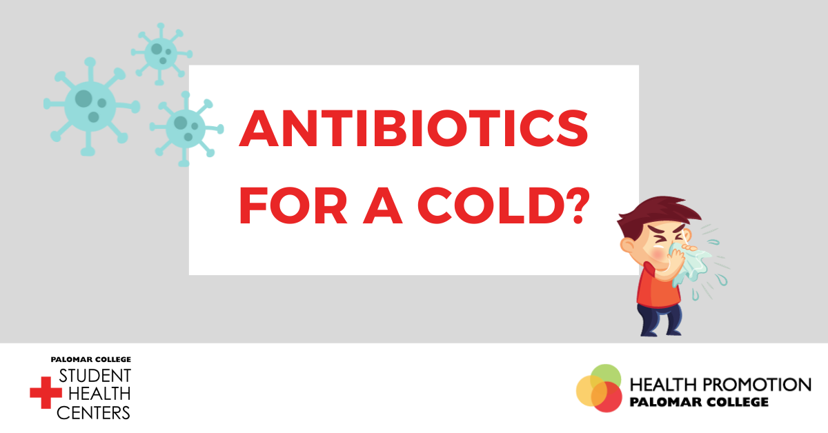 Antibiotics for a cold? banner
