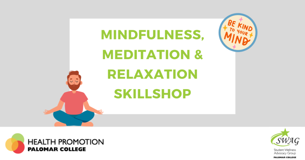 Mindfulness, Meditation & Relaxation Skillshop banner