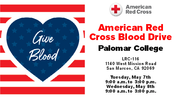 May 2024 Blood Drive at Palomar College