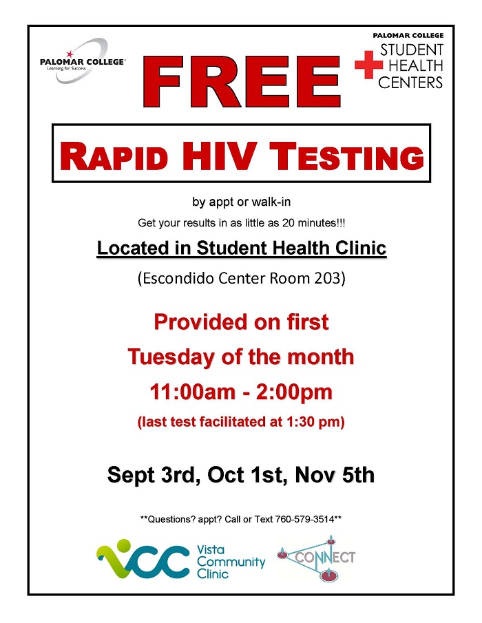 Free HIV Testing flyer