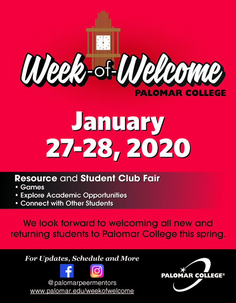 Week of Welcome flyer