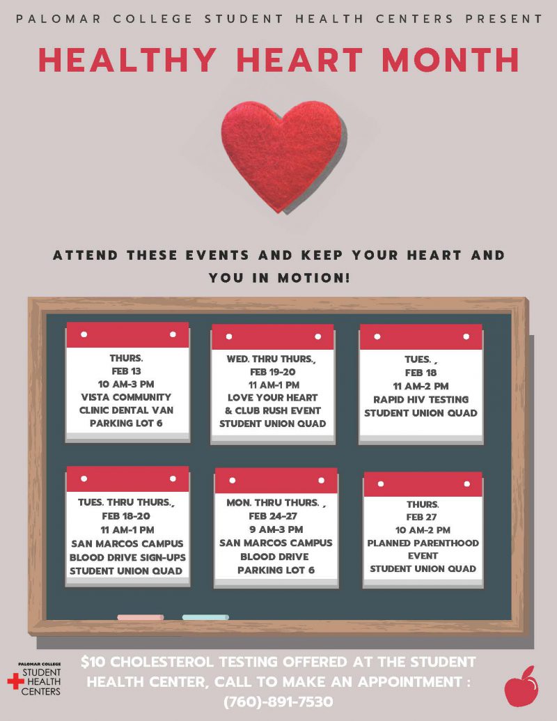 Healthy Heart month flyer