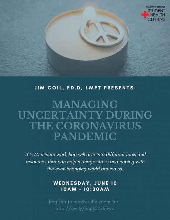 Managing Uncertainty during pandemic