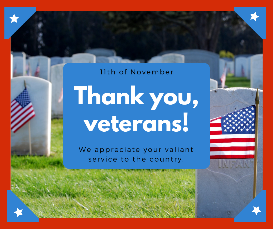 Thank you veterans!