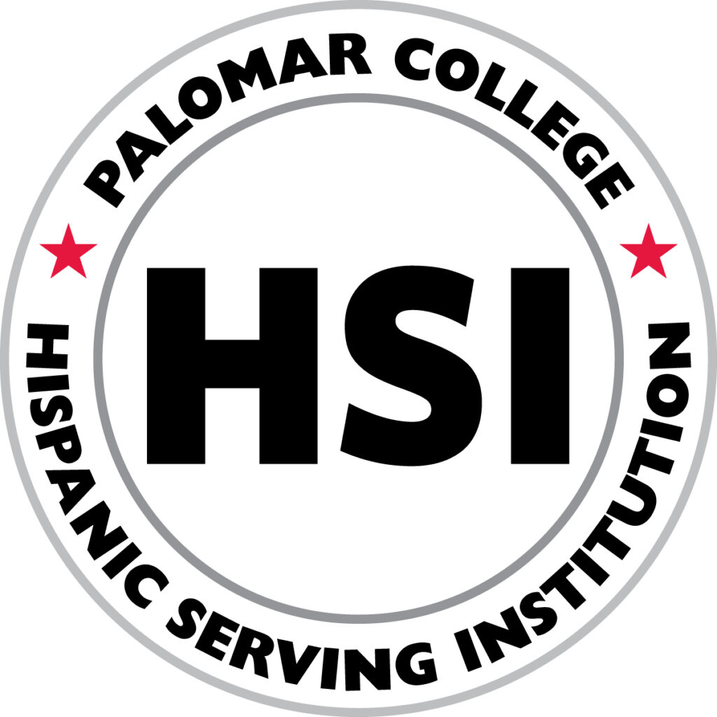 Logo of Palomar College Hispanic Serving Institution