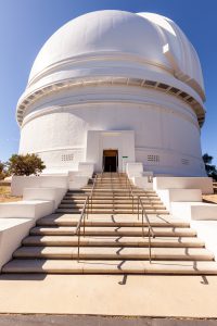 The entrance of the Palomar Observatory.