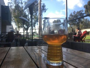 Enjoying a glass of crisp apple cider at Newtopia Cyder in Scripps Ranch. (Nick Ng/IMPACT Magazine)