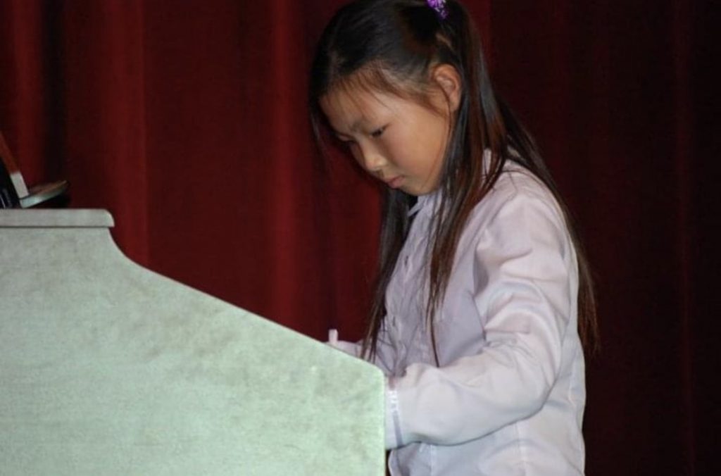 A multi-talented musician, Steffanie Yeung learned to play the piano at age 6 and the violin at age 8. (Photos courtesy of Steffanie Yeung.)
