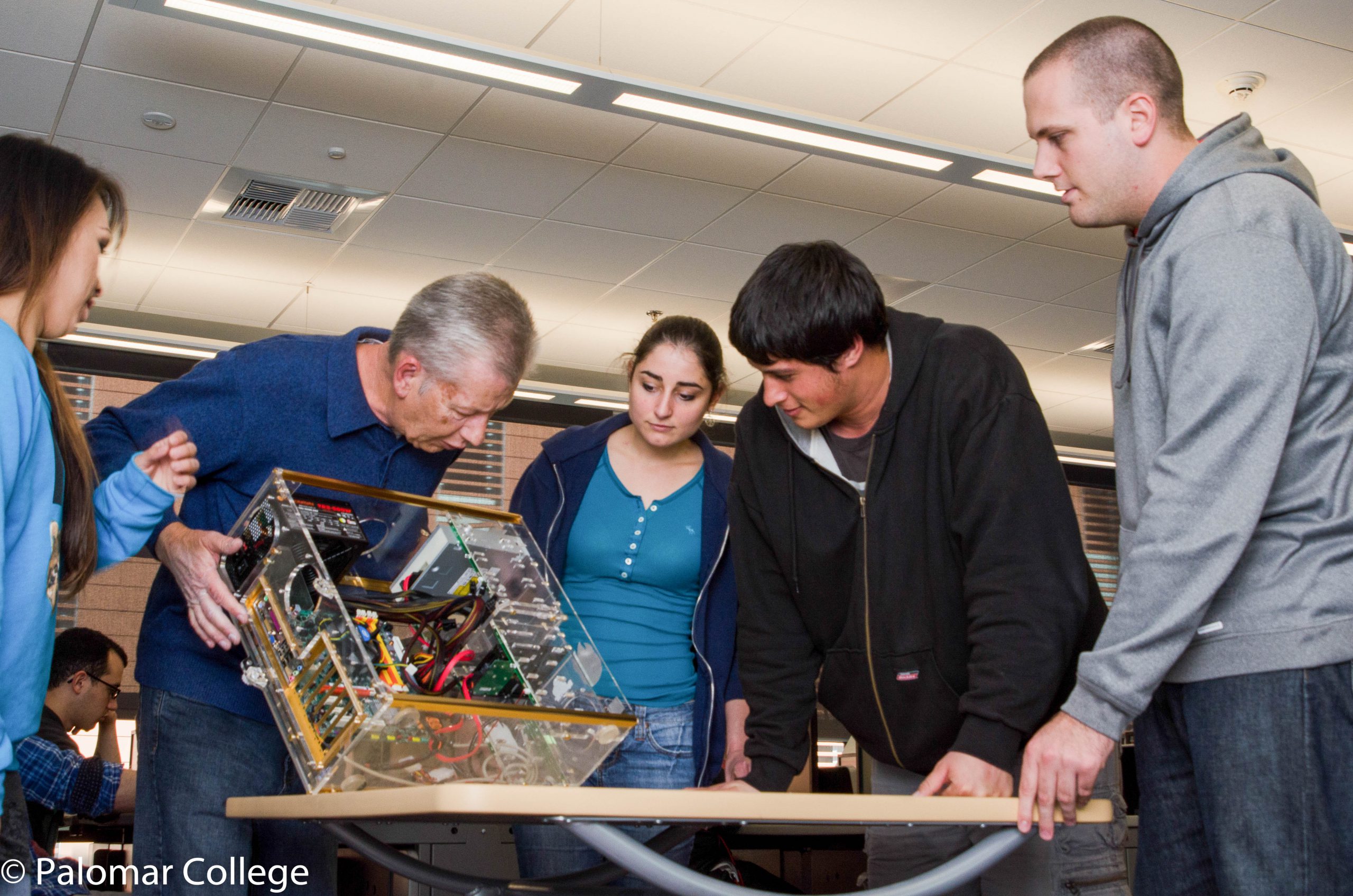 STEM Students and Instructor