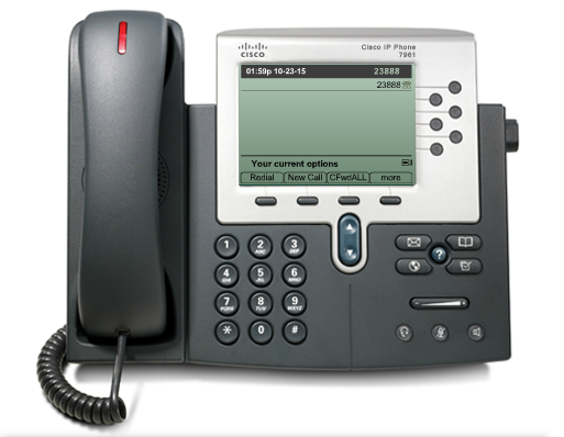 An icon of a cisco 7961 phone.